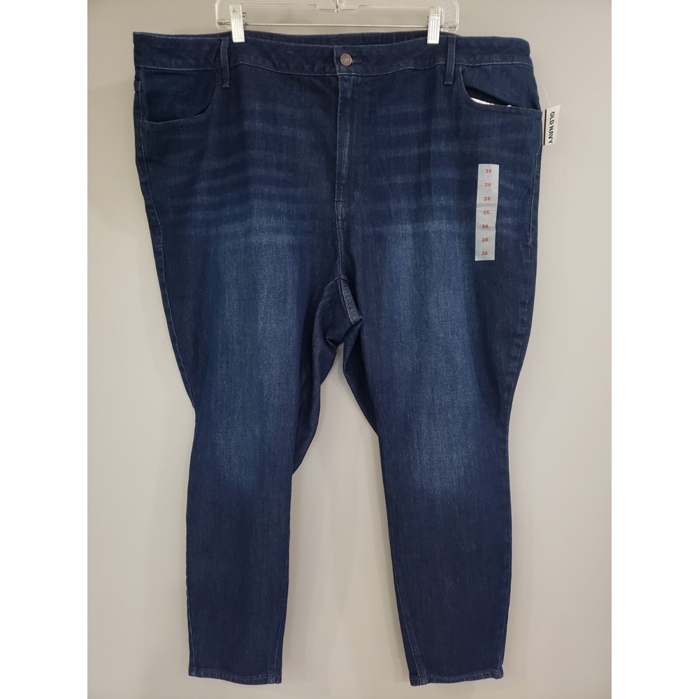 NEW 26 SHORT High-Waisted Wow Super-Skinny Jeans Old Navy 732473 - Petite Plus